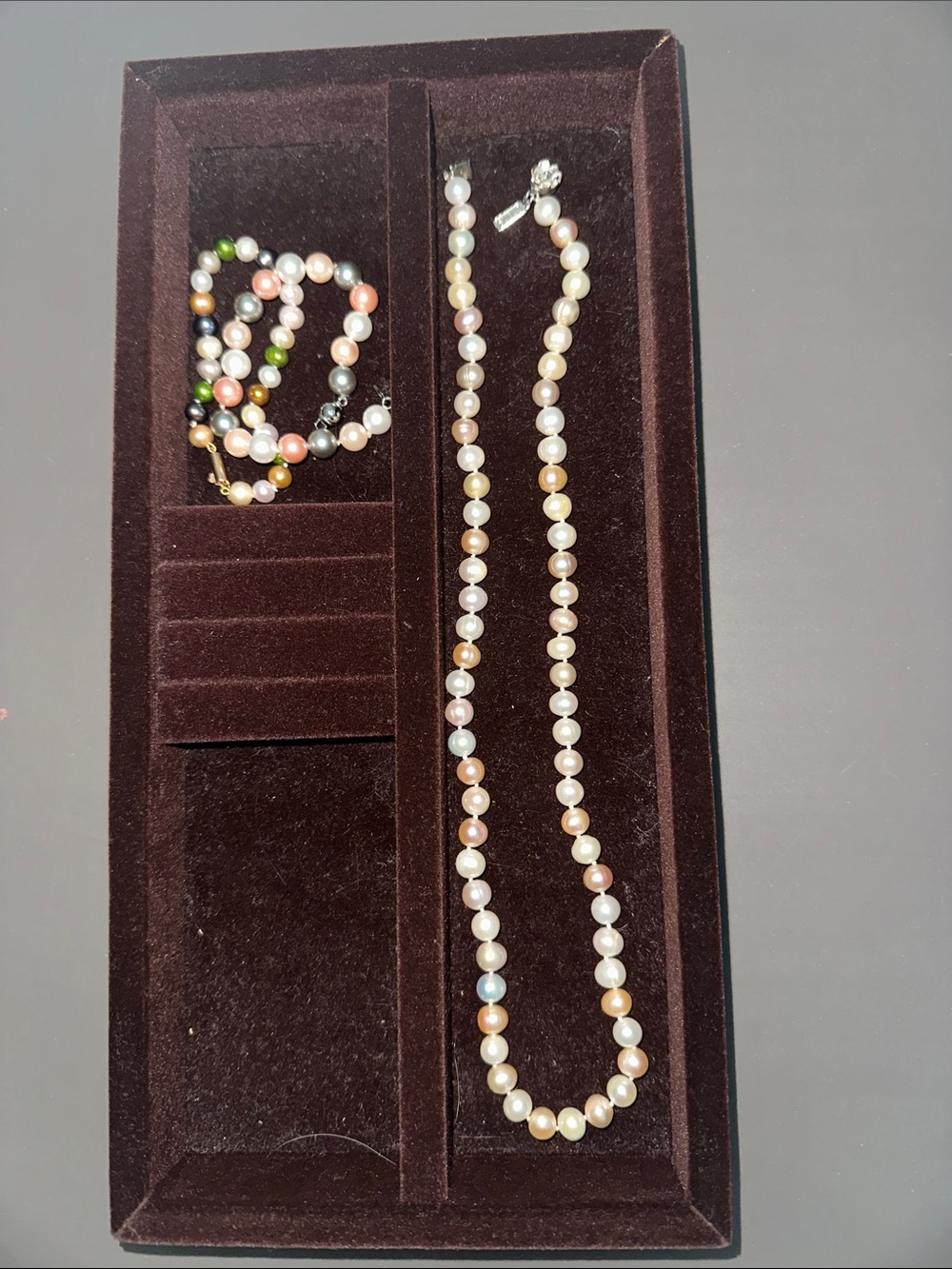 Multicolor Freshwater Pearl Necklace — Elegant Pastel Strands